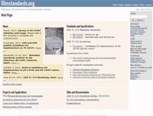 Tablet Screenshot of filmstandards.org